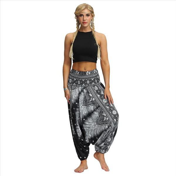 new arrival bohemian plus size loose pant women print casual trouser baggy aladdin harem pant 17 colors hip droppship, Black;white
new arrival bohemian plus size loose pant women print casual trouser baggy aladdin harem pant 17 colors hip droppship, Black;white