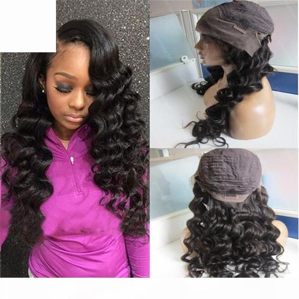 8a natural hairline indian virgin hair loose wave lace front wig 130 density loose wavy human hair wig, Black;brown
8a natural hairline indian virgin hair loose wave lace front wig 130 density loose wavy human hair wig, Black;brown