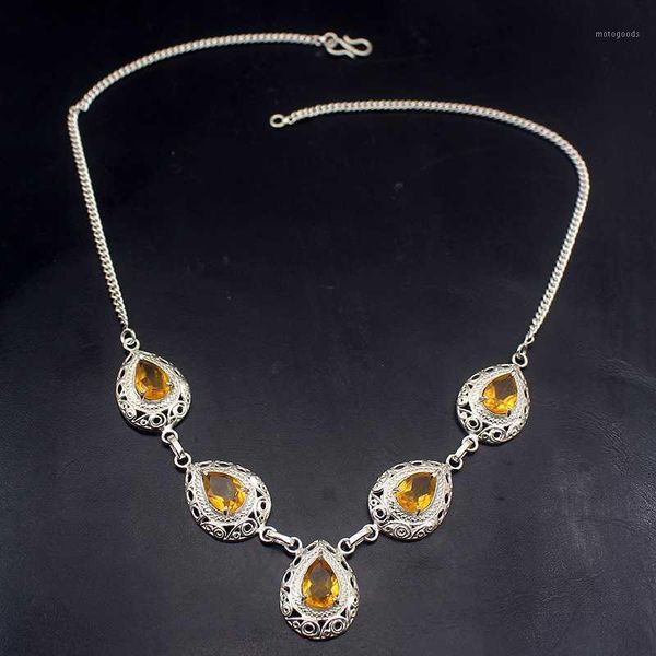 chains hermosa delicate drop shiny yellow citrinee silver color chain necklace 19 inch a9061 
chains hermosa delicate drop shiny yellow citrinee silver color chain necklace 19 inch a9061