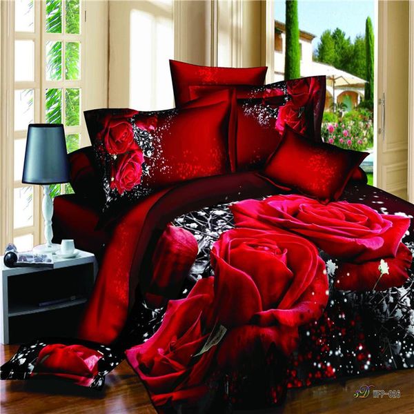 the size 3d series 100% cotton reactive printing bedding set. smb01 - smb29