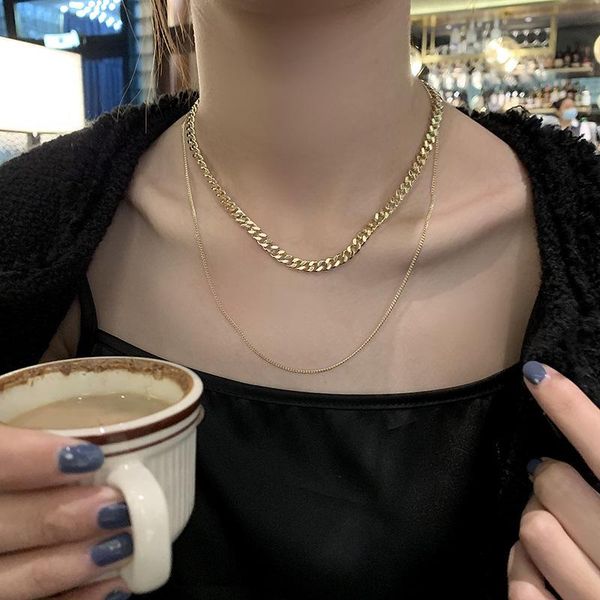 korean double necklace jewelry 925 sterling silver necklaces for women women luxury sweater chain collar plata de ley 925 mujer
korean double necklace jewelry 925 sterling silver necklaces for women women luxury sweater chain collar plata de ley 925 mujer