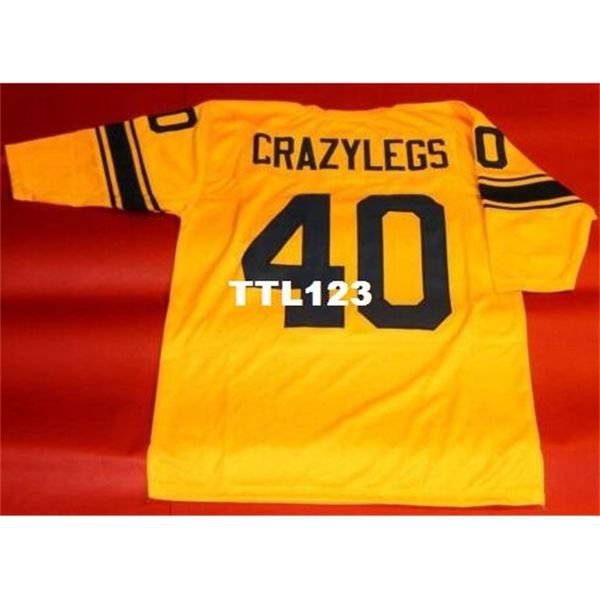 121 #40 elroy crazylegs hirsch custom 3/4 sleeve college jersey size s-4xl or custom any name or number jersey, Black
121 #40 elroy crazylegs hirsch custom 3/4 sleeve college jersey size s-4xl or custom any name or number jersey, Black