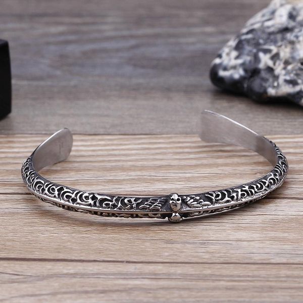 fongten retro skull viking bangle men stainless steel vintage black punk charm bangle mens jewellery boyfriend gift wmtyoe, Bronze;silver
fongten retro skull viking bangle men stainless steel vintage black punk charm bangle mens jewellery boyfriend gift wmtyoe, Bronze;silver