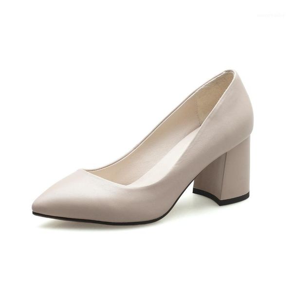 leather shoes the new spring 2020 contracted shallow pointed mouth with thick with high women's shoes, 184121, Black
leather shoes the new spring 2020 contracted shallow pointed mouth with thick with high women's shoes, 184121, Black