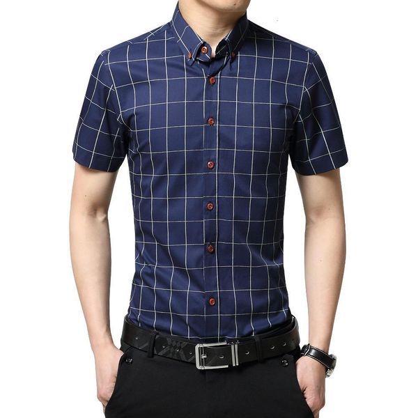 casual plaid men shirt short sleeve shirt mens formal dress shirts cotton big size men clothing, White;black
casual plaid men shirt short sleeve shirt mens formal dress shirts cotton big size men clothing, White;black