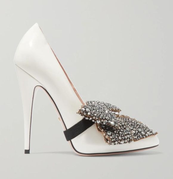 perfect new ladies stiletto heels bow design white patent-leather women high heels pointed toe lady pumps party, Black
perfect new ladies stiletto heels bow design white patent-leather women high heels pointed toe lady pumps party, Black