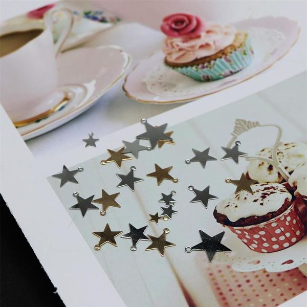 40 pcs/bag cooper (not iron) five-point star craft charms diy necklace earring bracelet charms jewelry findings diy acc bbyfjm
40 pcs/bag cooper (not iron) five-point star craft charms diy necklace earring bracelet charms jewelry findings diy acc bbyfjm