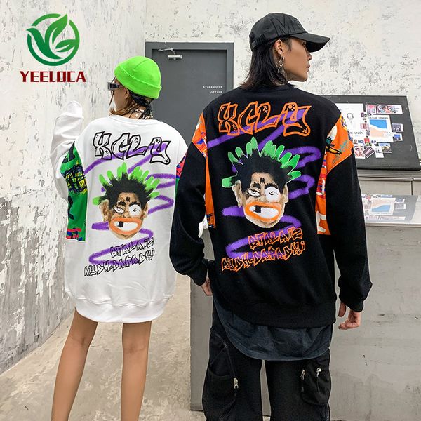 street clothing hip-hop graffiti fashion design sweatshirt 2020 winter couple men and women hoodie oversized long-sleeved shirt c1115, Black;white
street clothing hip-hop graffiti fashion design sweatshirt 2020 winter couple men and women hoodie oversized long-sleeved shirt c1115, Black;white