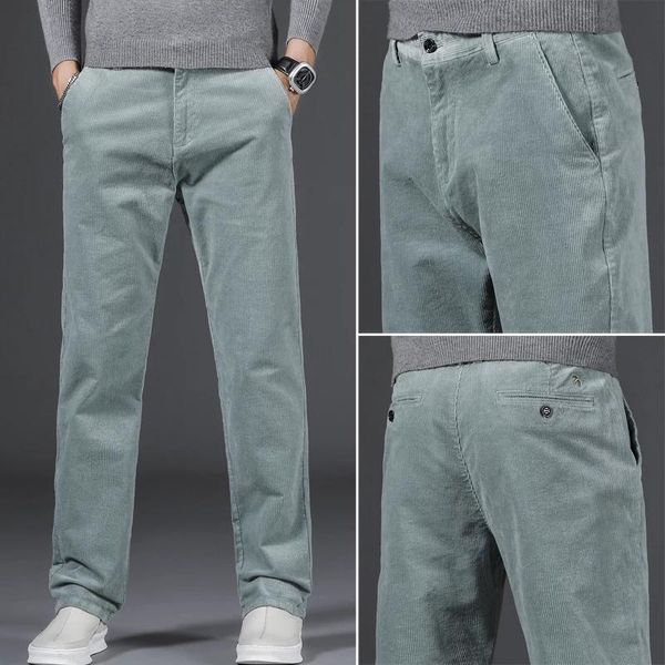 brand men's corduroy comfortable cotton men's straight casual pants 2020 autumn winter brand clothing classic embroidery trouser, Black
brand men's corduroy comfortable cotton men's straight casual pants 2020 autumn winter brand clothing classic embroidery trouser, Black