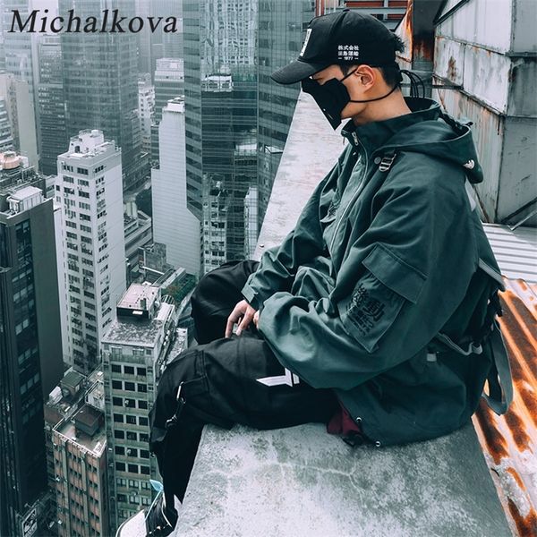 michalkova air force flying functional streamer hip hop loose dark coat men's japanese original night wind streamer 201218, Black;brown
michalkova air force flying functional streamer hip hop loose dark coat men's japanese original night wind streamer 201218, Black;brown