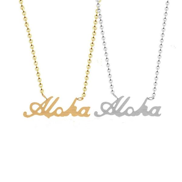 chains hawaiian island lettering aloha necklace for women kids sandy beach jewelry stainless steel clavicle chain collares xmas gift, Silver
chains hawaiian island lettering aloha necklace for women kids sandy beach jewelry stainless steel clavicle chain collares xmas gift, Silver