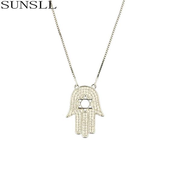 pendant necklaces sunsll fashion copper necklace white cubic zirconia palm for women anniversary wild simple jewelry chain gifts, Silver
pendant necklaces sunsll fashion copper necklace white cubic zirconia palm for women anniversary wild simple jewelry chain gifts, Silver