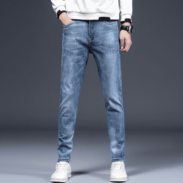 2021 new jeans men's slim korean youth fashion trend four seasons light blue loose casual versatile
2021 new jeans men's slim korean youth fashion trend four seasons light blue loose casual versatile