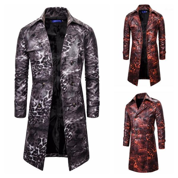 men's trench coats 2021 autumn and winter men's jacket pubg windbreaker leopard-print tide double-breasted personality long men1, Tan;black
men's trench coats 2021 autumn and winter men's jacket pubg windbreaker leopard-print tide double-breasted personality long men1, Tan;black