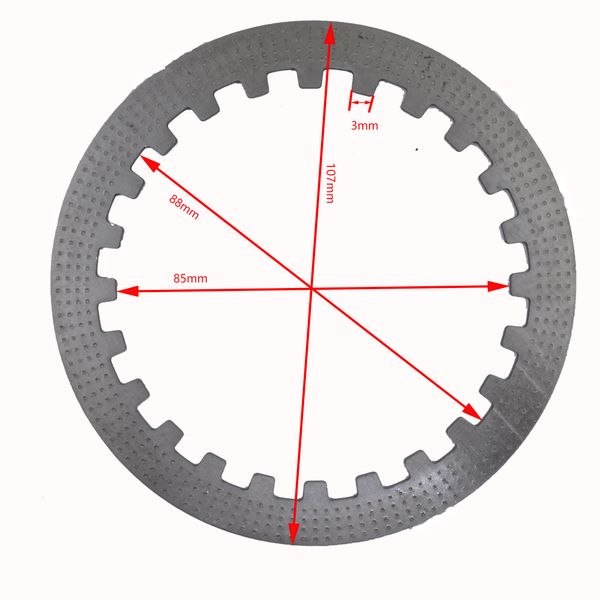 yemoto motorcycle clutch system clutch iron pack of four, cg125 125cc clutch iron applicable to the same displacement
yemoto motorcycle clutch system clutch iron pack of four, cg125 125cc clutch iron applicable to the same displacement