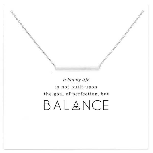 bar for minimalist pendant necklace hollow women balance 
bar for minimalist pendant necklace hollow women balance