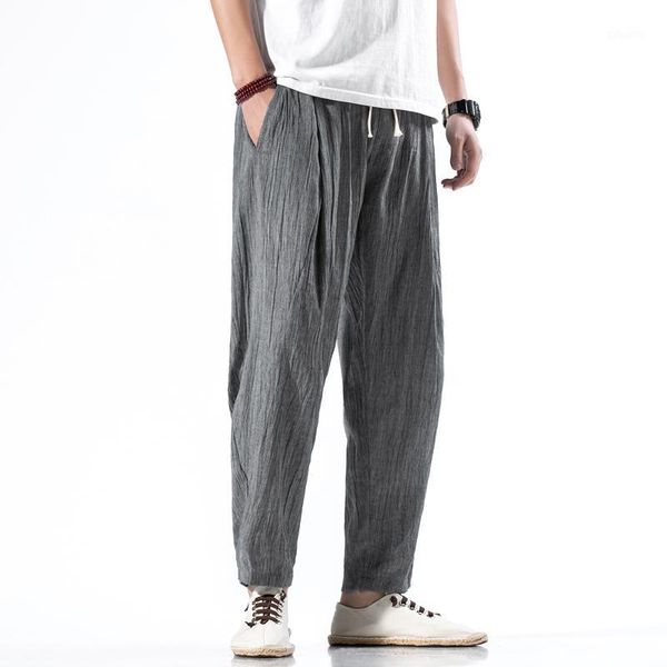 2020 men cotton linen casual harem pants men harajuku joggers trousers summer male chinese style baggy pants 4xl 5xl1, Black
2020 men cotton linen casual harem pants men harajuku joggers trousers summer male chinese style baggy pants 4xl 5xl1, Black