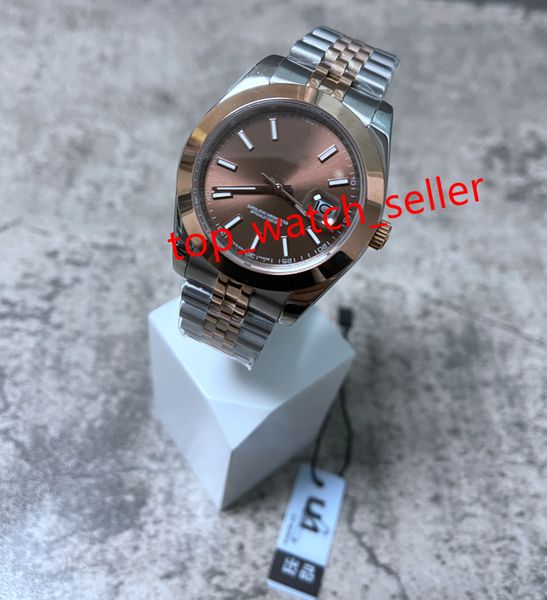 u1 luxury mens watch 126301 116233 126234 41mm rose gold bezel stainless steel strap sapphire crystal automatic machinery men sport watches, Slivery;brown
u1 luxury mens watch 126301 116233 126234 41mm rose gold bezel stainless steel strap sapphire crystal automatic machinery men sport watches, Slivery;brown