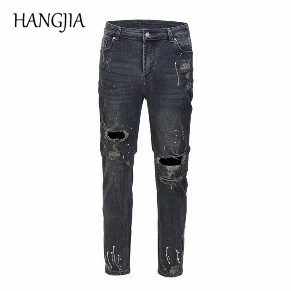 swag washed destroyed jean streetwear knee hole biker jeans men trend fashion splash ink skinny jeans pants for men, Blue
swag washed destroyed jean streetwear knee hole biker jeans men trend fashion splash ink skinny jeans pants for men, Blue