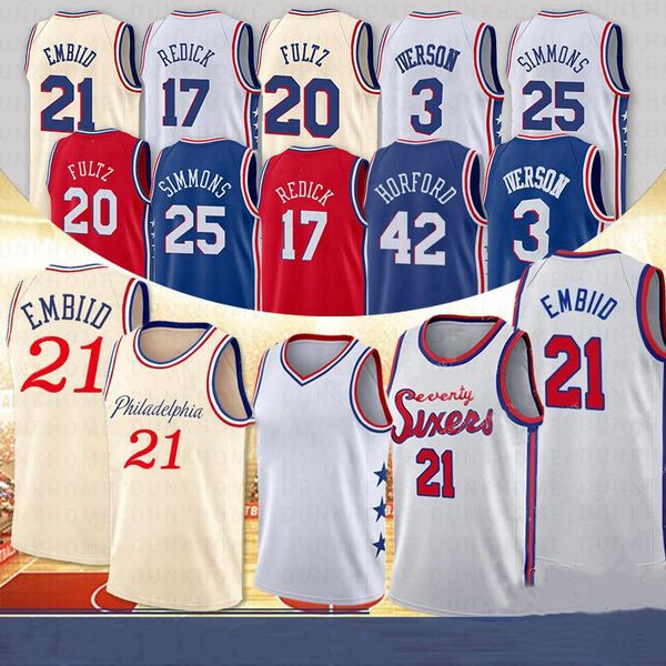 ncaa joel 21 embiid jersey university ben 25 simmons al 42 horford баскетбол майки мужская новая ретро аллен 3 иверсосон джерси 2020 новый, Black;red
ncaa joel 21 embiid jersey university ben 25 simmons al 42 horford баскетбол майки мужская новая ретро аллен 3 иверсосон джерси 2020 новый, Black;red