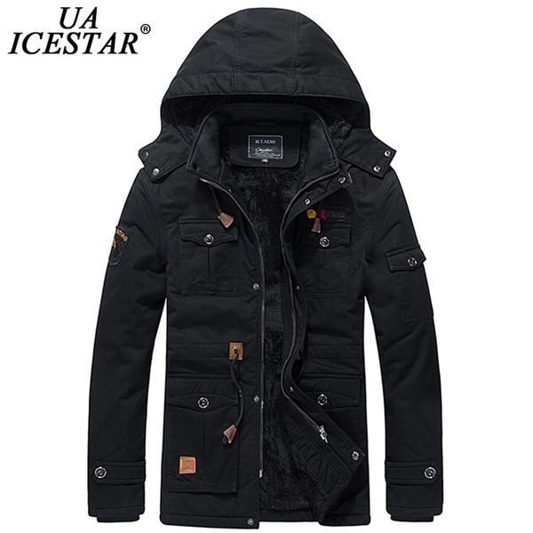 uaicestar winter jacket men thicken fleece washed cotton military parkas coat brand casual fashion men jacket l-5xl 201217, Black
uaicestar winter jacket men thicken fleece washed cotton military parkas coat brand casual fashion men jacket l-5xl 201217, Black