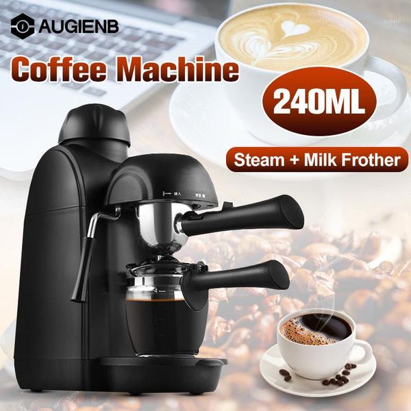 240ml italian espresso coffee maker 220v 800w 5 bar pressure semi-automatic personal coffee machine with cappuccino milk foamer1
240ml italian espresso coffee maker 220v 800w 5 bar pressure semi-automatic personal coffee machine with cappuccino milk foamer1