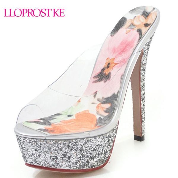 dress shoes lloprost ke fashion transparent luxurious glitter stiletto high heels women slides sandals pink gold silver party, Black
dress shoes lloprost ke fashion transparent luxurious glitter stiletto high heels women slides sandals pink gold silver party, Black