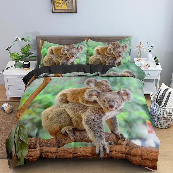 bedding sets 3d animal koala duvet cover set with pillowcase 2/3pcs home cool design full king gift bedline
bedding sets 3d animal koala duvet cover set with pillowcase 2/3pcs home cool design full king gift bedline