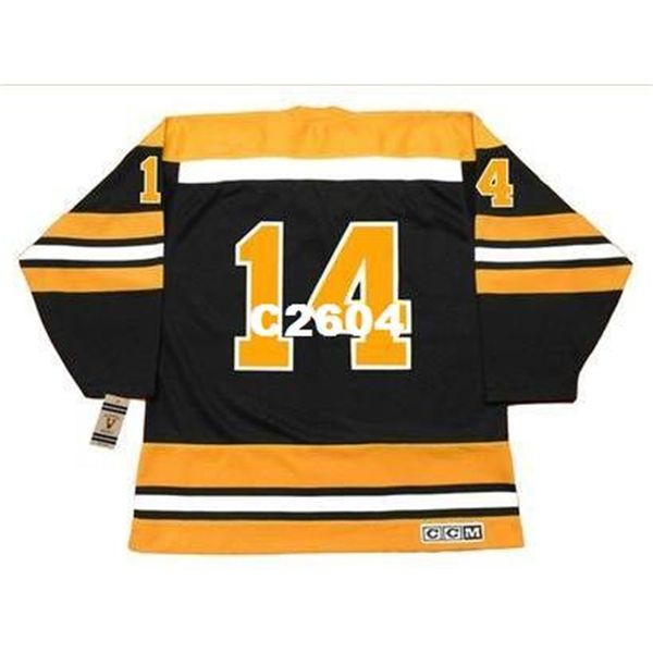 mens #14 garnet "ace" bailey boston bruins 1970 ccm vintage away hockey jersey or custom any name or number retro jersey, Black
mens #14 garnet "ace" bailey boston bruins 1970 ccm vintage away hockey jersey or custom any name or number retro jersey, Black