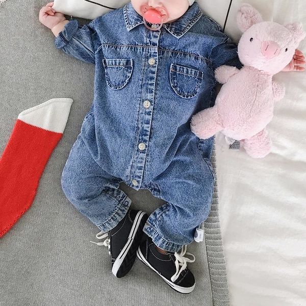 3 styles soft denim baby romper graffiti infant clothes newborn jumpsuit babies boy girls costume cowboy fashion jeans children 201127, Blue
3 styles soft denim baby romper graffiti infant clothes newborn jumpsuit babies boy girls costume cowboy fashion jeans children 201127, Blue