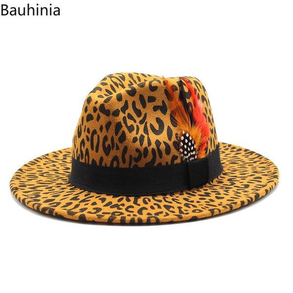 bauhinia мода новый леопардовый принт широкий brim девушка fedora джазовые шляпы осень корейская версия перо с поясом войлочная шляпа женска, Blue;gray
bauhinia мода новый леопардовый принт широкий brim девушка fedora джазовые шляпы осень корейская версия перо с поясом войлочная шляпа женска, Blue;gray