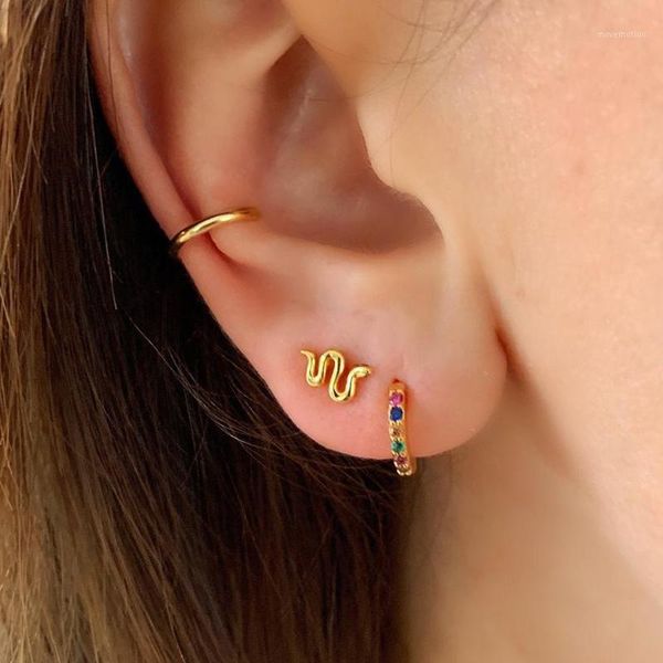 2020 & fashion gold color mini 100% 925 sterling silver animal small snake stud earrings for women1, Golden;silver
2020 & fashion gold color mini 100% 925 sterling silver animal small snake stud earrings for women1, Golden;silver