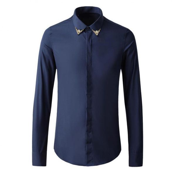 minglu diamond collar male shirts luxury cotton long sleeve casual mens dress shirts fashion slim fit party man 4xl, White;black
minglu diamond collar male shirts luxury cotton long sleeve casual mens dress shirts fashion slim fit party man 4xl, White;black