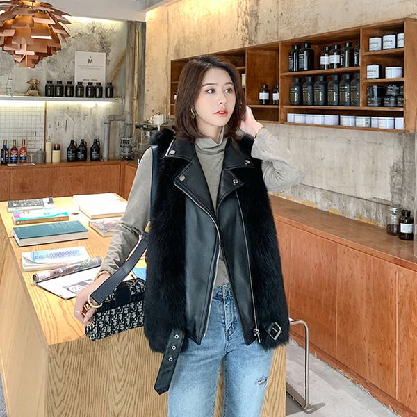 new real 2020 women fox with rivets ladies warm winter gilets custom skin vest pgdj, Black
new real 2020 women fox with rivets ladies warm winter gilets custom skin vest pgdj, Black