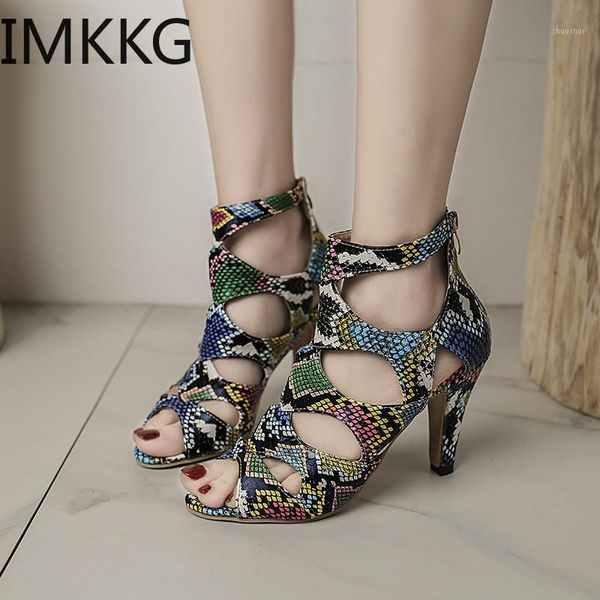 dress shoes ffashion women's ladies summer sansals roman zip multicolor snake skin thin high heel woman sandals boots1, Black
dress shoes ffashion women's ladies summer sansals roman zip multicolor snake skin thin high heel woman sandals boots1, Black
