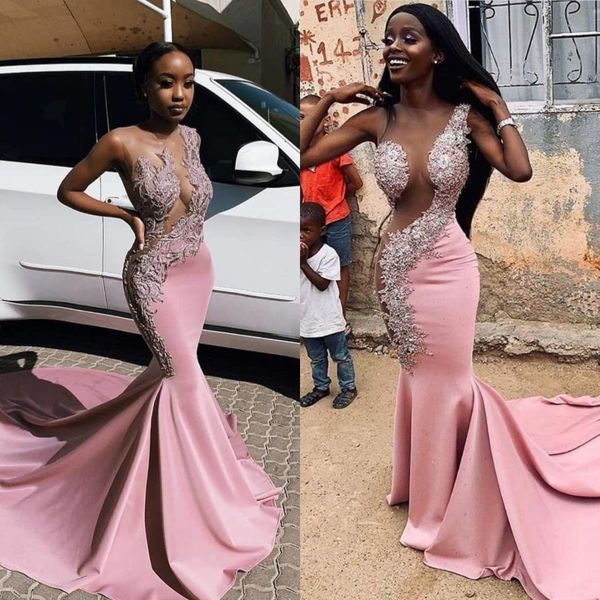 south african mermaid evening dresses lace applique prom gowns sheer hollow out second reception dress, Black;red
south african mermaid evening dresses lace applique prom gowns sheer hollow out second reception dress, Black;red