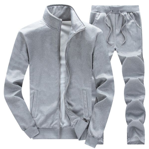 men's 2 pieces sets male sweatshirts jacket+joggers fashion new casual tracksuit letter printing sportswear spring suit clothes, Gray
men's 2 pieces sets male sweatshirts jacket+joggers fashion new casual tracksuit letter printing sportswear spring suit clothes, Gray