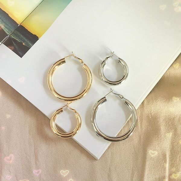 charm exaggerated atmosphere hoop earrings metal big circle trend personality jewelry, Golden
charm exaggerated atmosphere hoop earrings metal big circle trend personality jewelry, Golden