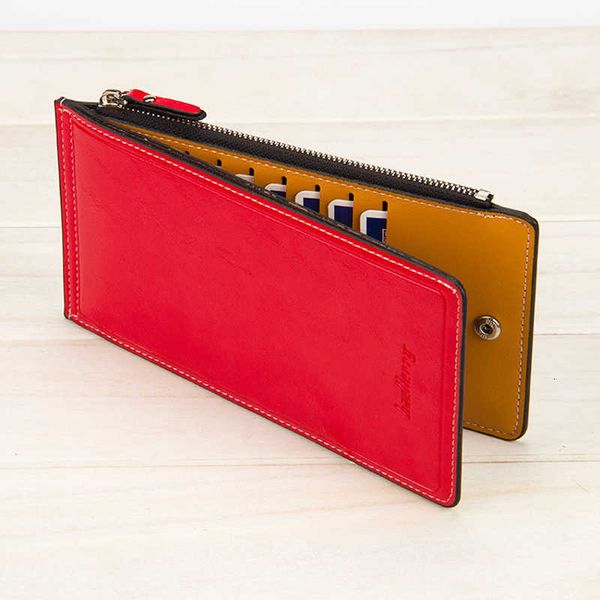 baellerry leather wallet long card holder ladies clutch purse women wallets zipper money bag coin pocket portefeuille w166, Red;black
baellerry leather wallet long card holder ladies clutch purse women wallets zipper money bag coin pocket portefeuille w166, Red;black