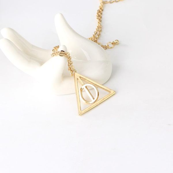 movie harry deathly hallows necklace fashion rotated triangle pendant chain necklace choker for women&men jewelrychristmas present, Silver
movie harry deathly hallows necklace fashion rotated triangle pendant chain necklace choker for women&men jewelrychristmas present, Silver