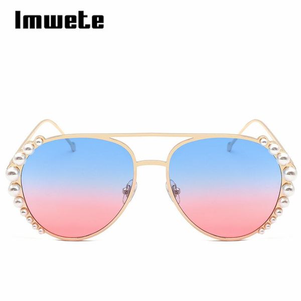 sunglasses imwete luxury pearl men women ladies gradient lens brand design metal frame sun glasses uv protection glass, White;black
sunglasses imwete luxury pearl men women ladies gradient lens brand design metal frame sun glasses uv protection glass, White;black