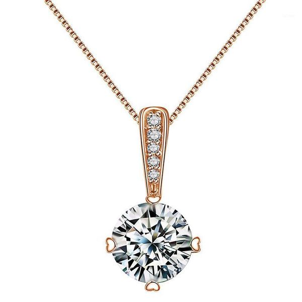 2020 new two-layer cubic zirconia chain necklace & pendant glitter fashion crystal rose gold girl cute little round jewelry1, Silver
2020 new two-layer cubic zirconia chain necklace & pendant glitter fashion crystal rose gold girl cute little round jewelry1, Silver