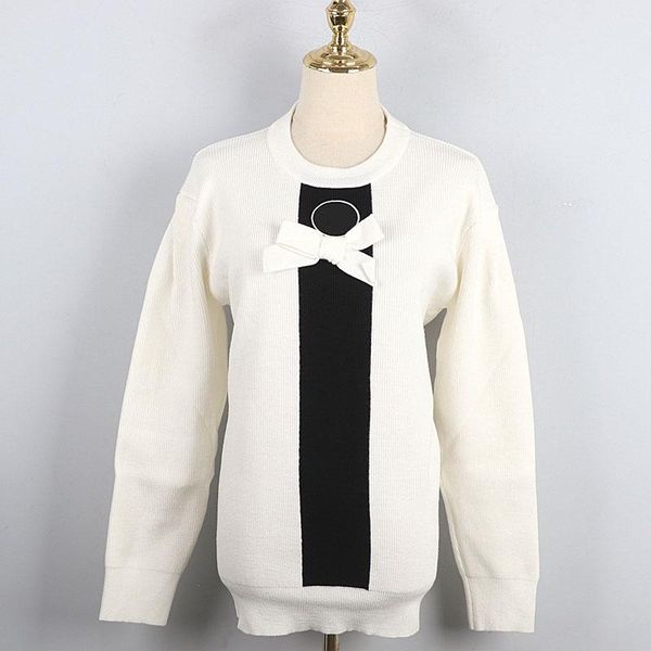 elegant brand design new knit pullover 3d bow long sleeve embroidery black white women clothing 2020 christmas clothes, White;black
elegant brand design new knit pullover 3d bow long sleeve embroidery black white women clothing 2020 christmas clothes, White;black
