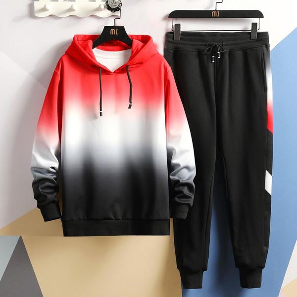 men's tracksuits autumn and winter tapered velvet sweater suit casual sportswear trendy handsome running set, Gray
men's tracksuits autumn and winter tapered velvet sweater suit casual sportswear trendy handsome running set, Gray