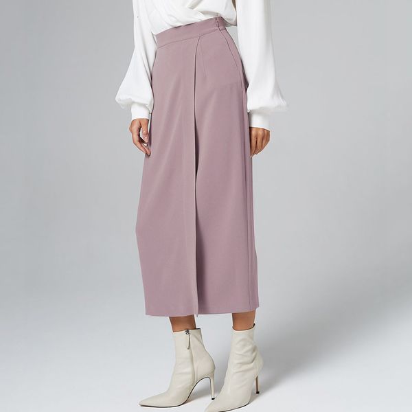 2021 korean version skirt autumn winter new trendy simple high waist thin split retro straight wg0n, Black
2021 korean version skirt autumn winter new trendy simple high waist thin split retro straight wg0n, Black