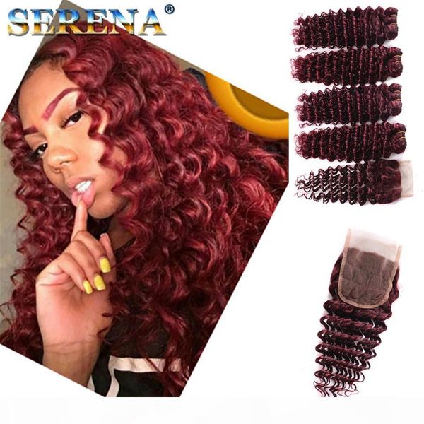 7a необработанные бразильский human virgin hair с кружевом закрытие 5шт лот красный цвет # 99j бордовый глубокая волна волос пучки с закрыти, Black;brown
7a необработанные бразильский human virgin hair с кружевом закрытие 5шт лот красный цвет # 99j бордовый глубокая волна волос пучки с закрыти, Black;brown
