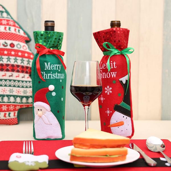 luanqi natale 2020 рождественские винные бутылка крышка вина сумка для бутылки с бутылкой для шампанского сумка для хранения блестки
luanqi natale 2020 рождественские винные бутылка крышка вина сумка для бутылки с бутылкой для шампанского сумка для хранения блестки