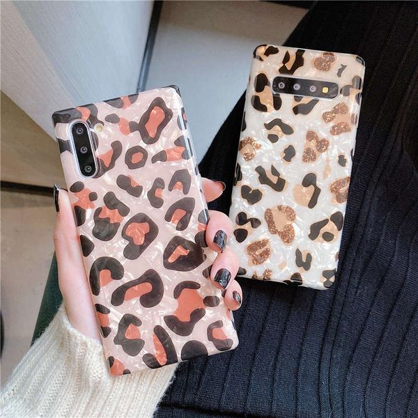 luxury leopard print phone case for samsung 10 plus s8 s9 s10 note 8 9 back cover fashion glitter conch shell soft cases
luxury leopard print phone case for samsung 10 plus s8 s9 s10 note 8 9 back cover fashion glitter conch shell soft cases