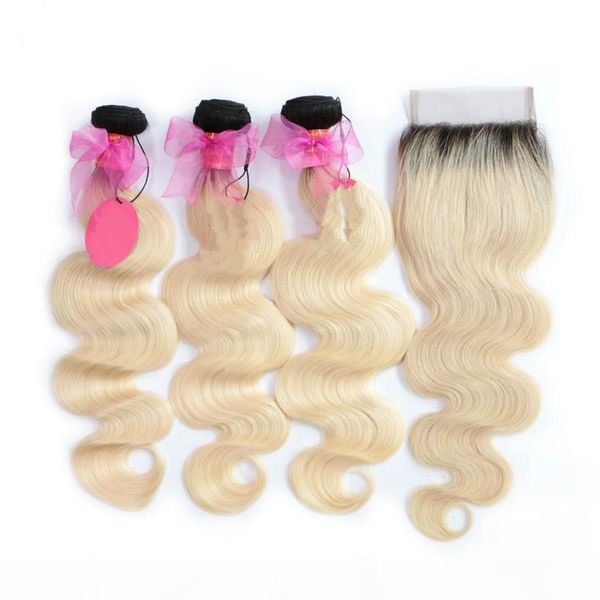 hair products brazilian human hair ombre blonde hair bundles with lace closure 1b 613 body wave color remy wefts, Black;brown
hair products brazilian human hair ombre blonde hair bundles with lace closure 1b 613 body wave color remy wefts, Black;brown