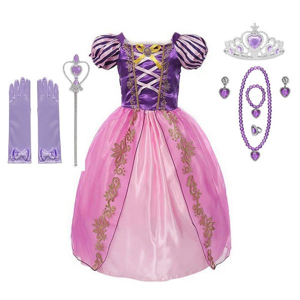 vogueon rapunzel princess costume girls puff sleeve birthday fancy dress up clothes children halloween party supply accessories lj200825, Red;yellow
vogueon rapunzel princess costume girls puff sleeve birthday fancy dress up clothes children halloween party supply accessories lj200825, Red;yellow